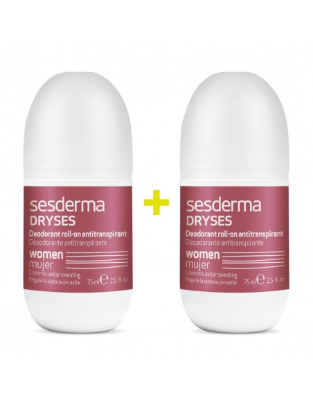 Sesderma Dryses Desodorante Roll-on Antitranspirante para Mujer 2x75 ml