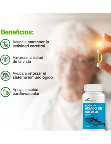 Soria Natural Aceite de Hígado de Bacalao 125...