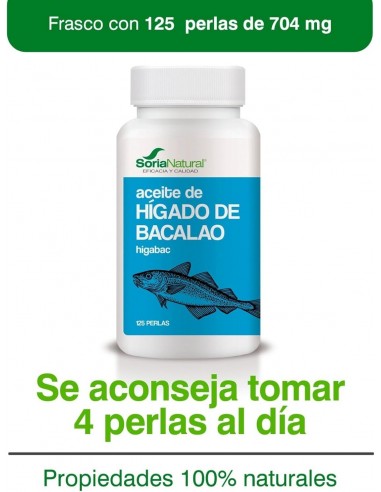 Soria Natural Aceite de Hígado de Bacalao 125...