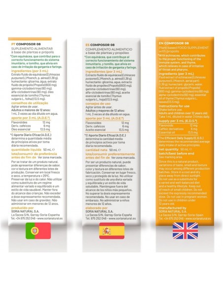 Soria Natural Composor 08 Echina Complex 50 ml