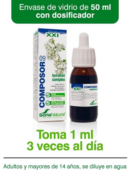 Soria Natural Composor 09 Tensivel Complex 50 ml