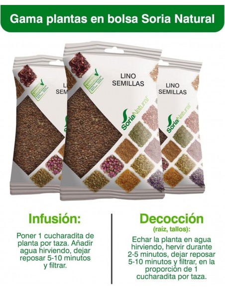 Soria Natural Semillas de Lino Bolsa de 250 g