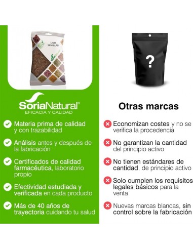 Soria Natural Semillas de Lino Bolsa de 250 g