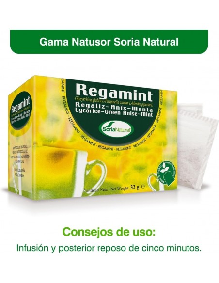 SoriaNatural Regamint Infusión Regaliz-Anís-Menta 20 bolsitas