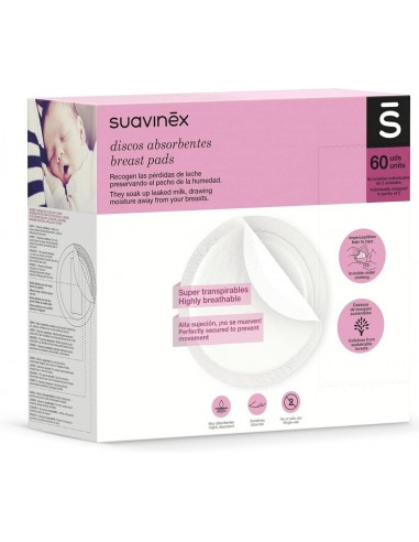 Suavinex Discos Absorbentes de Lactancia 60...
