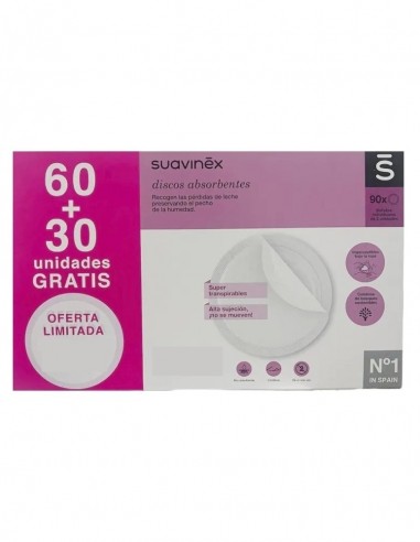 Suavinex Discos Absorbentes de Lactancia 60...