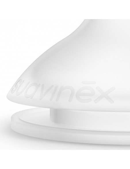 Suavinex Tetina Fisiológica SX Pro de Silicona Flujo Lento +0m - 2 unidades