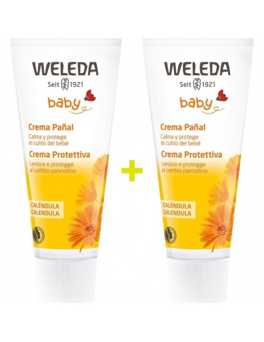 Weleda Baby Crema del Pañal con Caléndula 2x75...