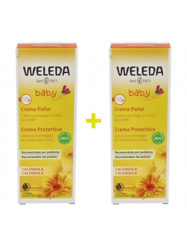 Weleda Baby Crema del Pañal con Caléndula 2x75...