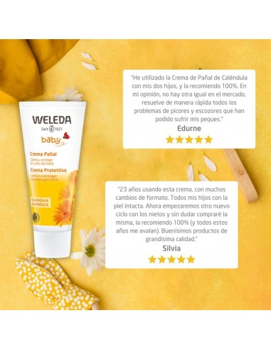Weleda Baby Crema del Pañal con Caléndula 2x75...