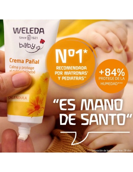 Weleda Baby Crema del Pañal con Caléndula 2x75 ml 50% Dto en 2ª Unidad