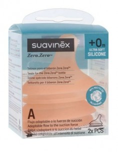Suavinex Tetina Silicona Fujo Adaptable para Biberón...