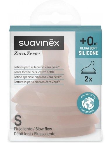 Suavinex Tetina Silicona Flujo Lento para...
