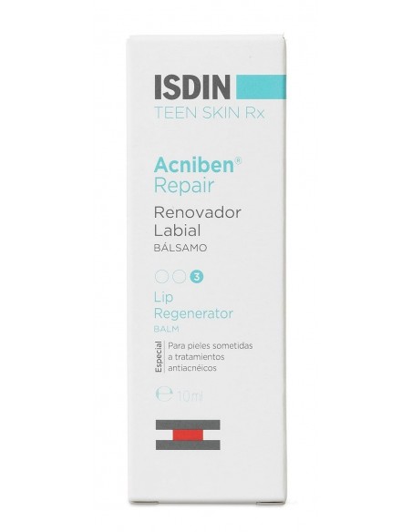 Isdin Acniben Teen Skin Renovador Labial Bálsamo Reparador 10 ml