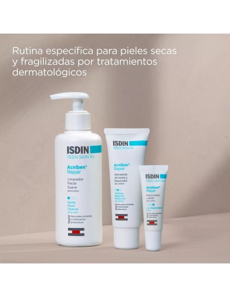 Isdin Acniben Teen Skin Renovador Labial Bálsamo Reparador 10 ml