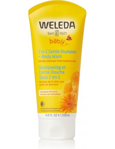 Weleda Baby 2 en 1 Champú y Gel de Ducha con...