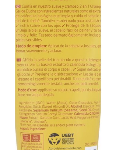 Weleda Baby 2 en 1 Champú y Gel de Ducha con...