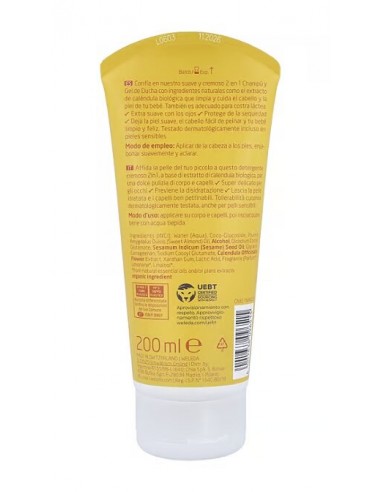 Weleda Baby 2 en 1 Champú y Gel de Ducha con...