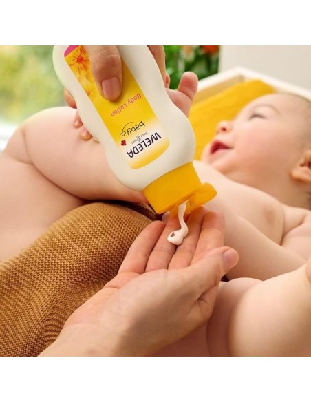 Weleda Baby Caléndula 2 en 1 Champú y Gel de Ducha 200 ml + Leche Corporal 200 ml + Regalo Crema Pañal 30 ml