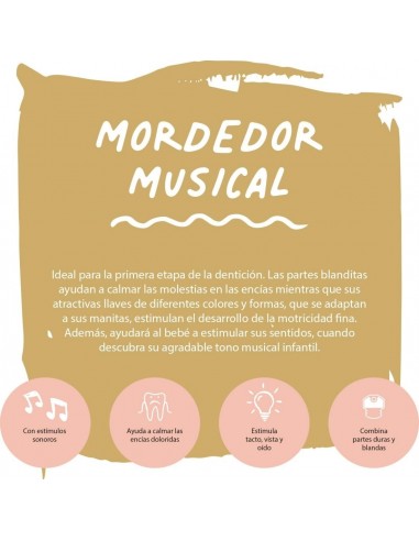 Suavinex Mordedor Llavero Musical...