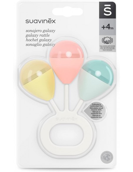 Suavinex Sonajero Galaxy 3 Bolas +4m