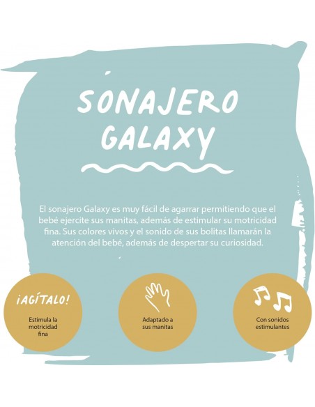 Suavinex Sonajero Galaxy 3 Bolas +4m