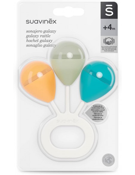 Suavinex Sonajero Galaxy 3 Bolas +4m