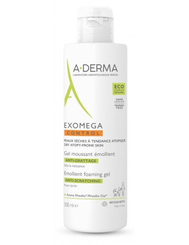 Aderma Exomega Control Gel Limpiador Emoliente...