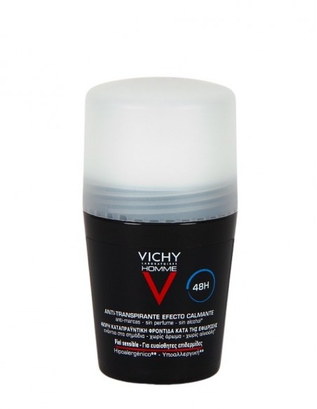 Vichy Homme Desodorante 48h Antitranspirante Efecto Calmante 50 ml