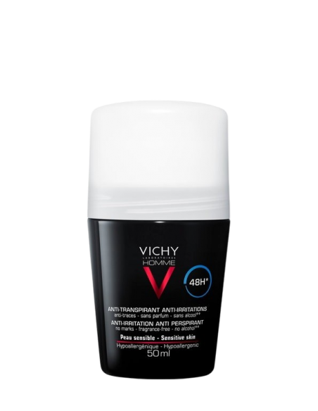 Vichy Homme Desodorante 48h Antitranspirante Efecto Calmante 50 ml