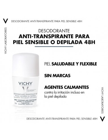 Vichy Desodorante Roll-on 48h Antitranspirante...