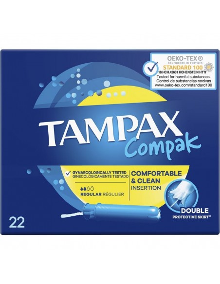 Tampax Compak Regular 22 unidades