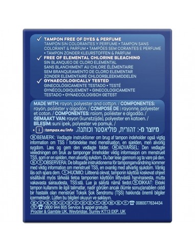 Tampax Compak Regular 22 unidades