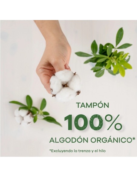 Tampax Regular 100% Algodón Orgánico 16 unidades