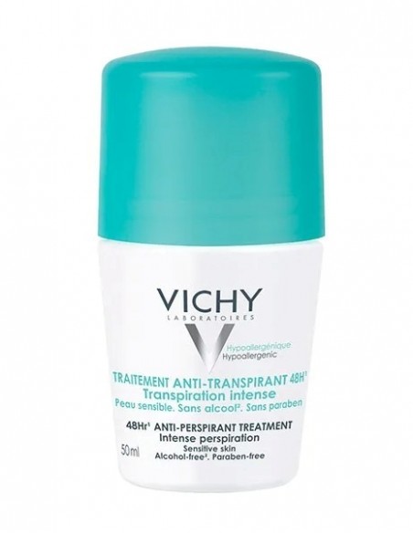 Vichy Desodorante Roll-on 48h Antitranspirante Piel Sensible 50 ml