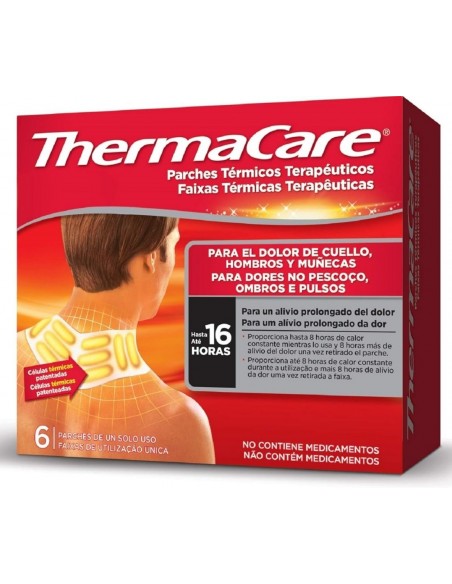 ThermaCare Parches Térmicos Terapéuticos para Cuello-Hombros-Muñecas 2 unidades