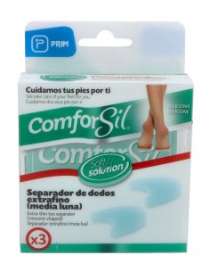 Prim ComforSil Separador de Dedos Extrafino (Media Luna)...