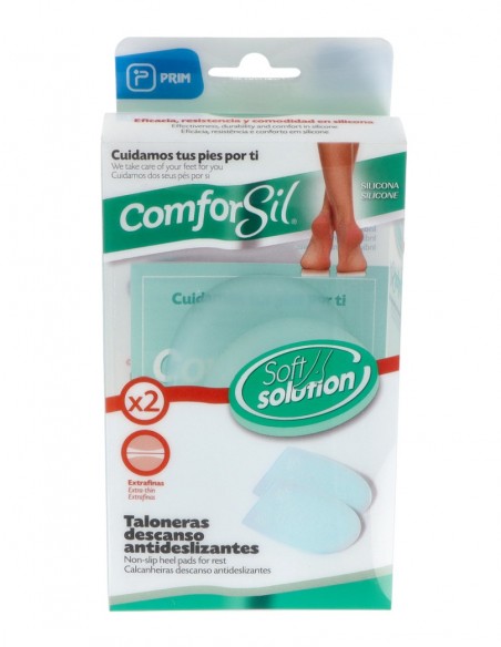 Prim ComforSil Taloneras  Descanso Antideslizantes Talla S (34-37) - 2 unidades