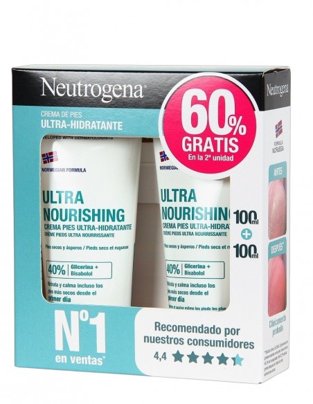 Neutrogena Fórmula Noruega Crema Ultra Hidratante Pies 2x100 ml