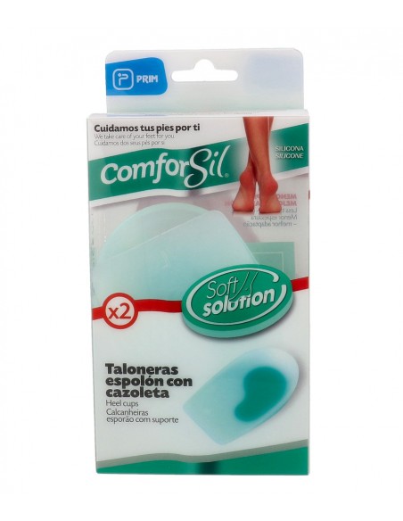 Prim ComforSil Taloneras Espolón con Cazoleta Talla L (41-43) - 2 unidades