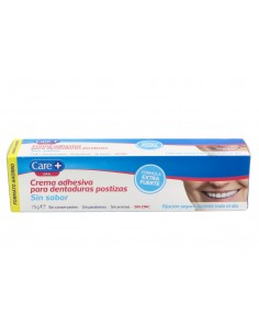 Care+ Crema Adhesiva Extra Fuerte Dentaduras Postizas 75 g