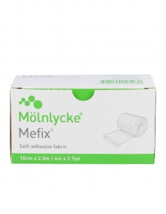Mölnlycke Mefix Tejido Autoadhesivo Blanco 10 cm x 2,5 m