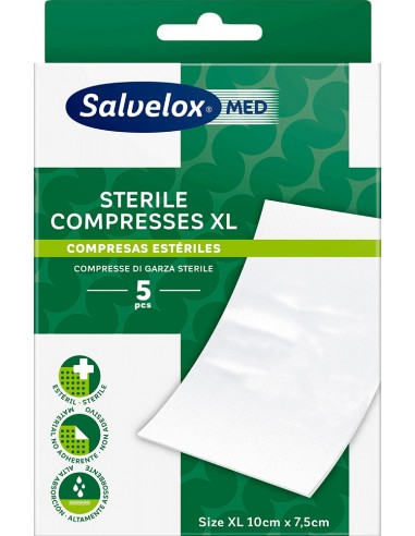 Salvelox Compresas Estériles XL Antiadherentes...