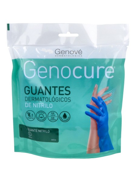 Genové Genocure Guantes Dermatológicos Nitrilo Talla L - 1 par