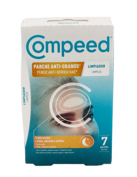 Compeed Parche Anti-Granos Limpiador Triple Acción 1,5x1,5 cm - 7 unidades
