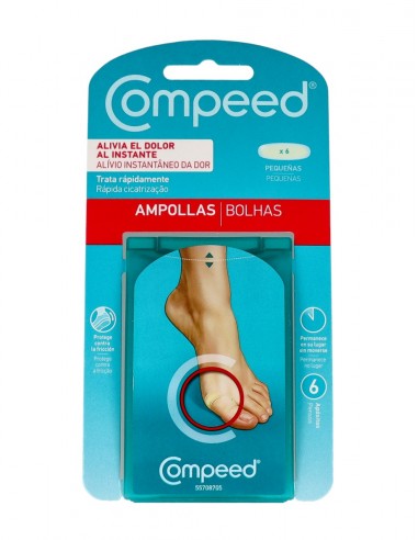 Compeed Apósito Ampollas Pequeño 2x6 cm - 6...