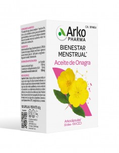 Arkopharma Aceite de Onagra Bienestar Menstrual 500 mg...