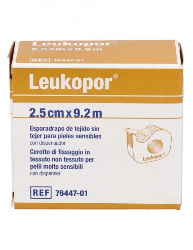 Leukopor Esparadrapo Papel Blanco con...
