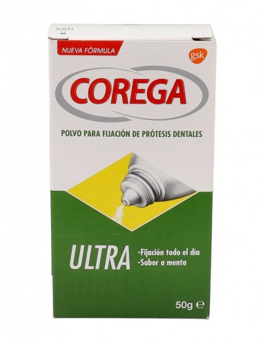 Corega Ultra Polvo para Fijación de Prótesis...