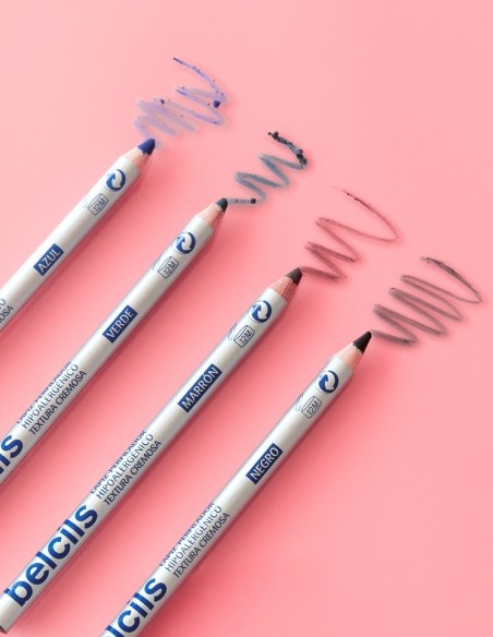 Belcils Lápiz Perfilador de Ojos Hipoalergénico Color Marrón 1.4 g